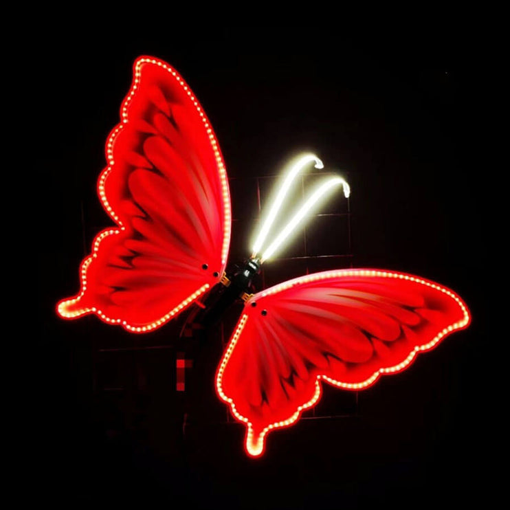 Auto moving large butterfly party decoration